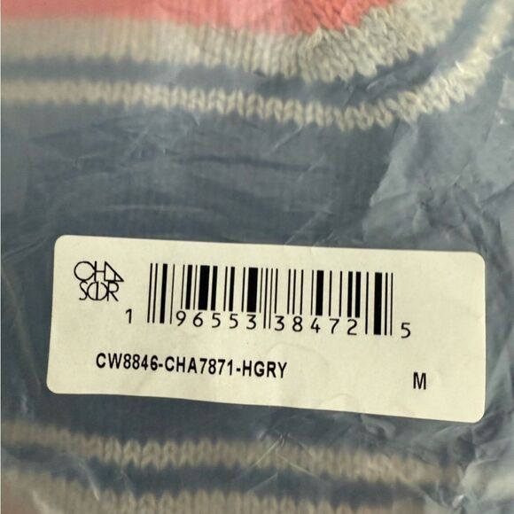 Gray Star Pattern Sweater Chaser Brand Stars & Stripes Heather Gray Sweater - Picture 10 of 10